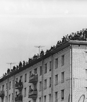 Прилет Гагарина и еще 4 ретрофотографии с интересной историей