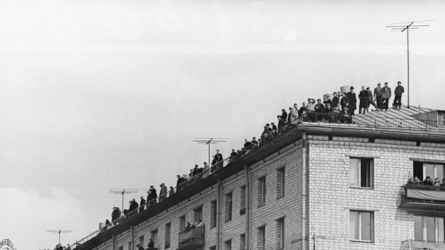 Прилет Гагарина и еще 4 ретрофотографии с интересной историей