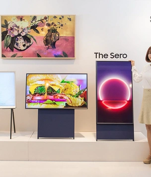 Samsung собирается выпустить вертикальные телевизоры