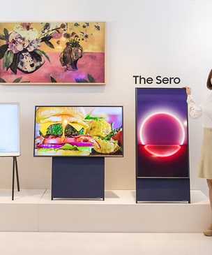 Samsung собирается выпустить вертикальные телевизоры