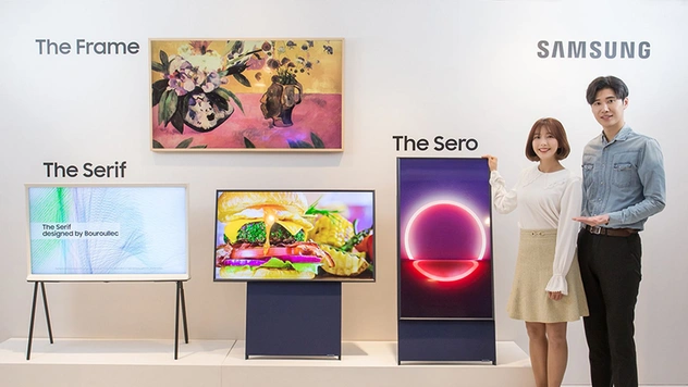 Samsung собирается выпустить вертикальные телевизоры
