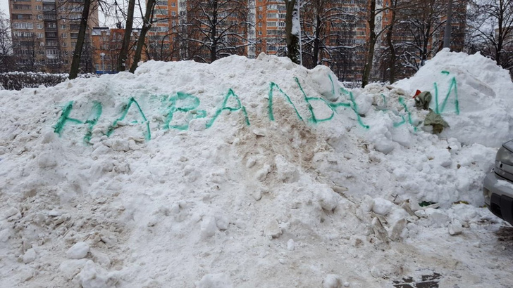 Лайфхак: как убрать снег при помощи Навального