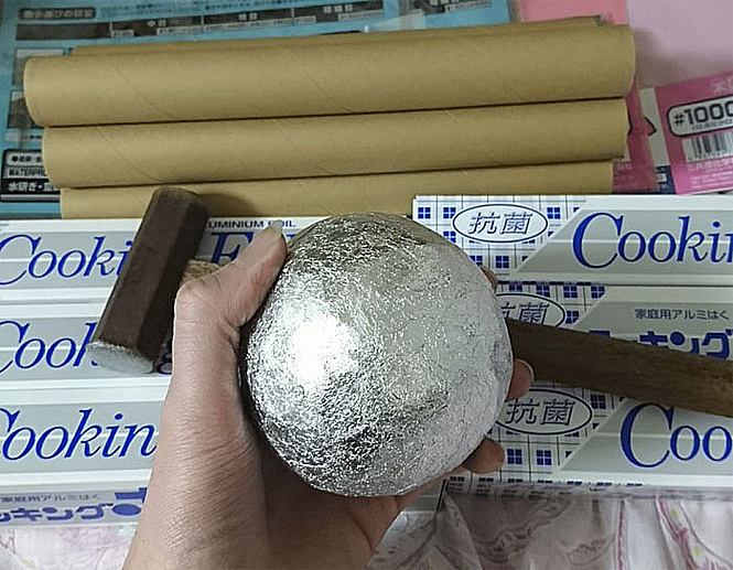 Полировка шаров из фольги — не фигня, а новое японское помешательство! Полировка шаров из фольги — не фигня, а новое японское помешательство!