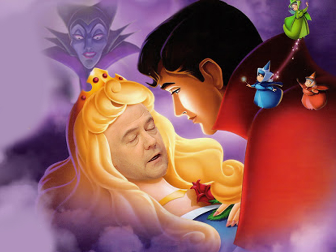 Спящий Медведев