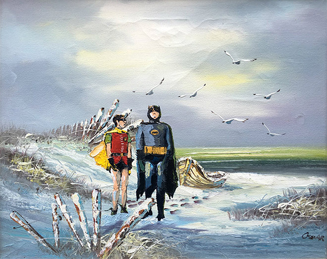 Художник скупает никому не нужные полотна и делает их веселыми! Художник скупает никому не нужные полотна и делает их веселыми!