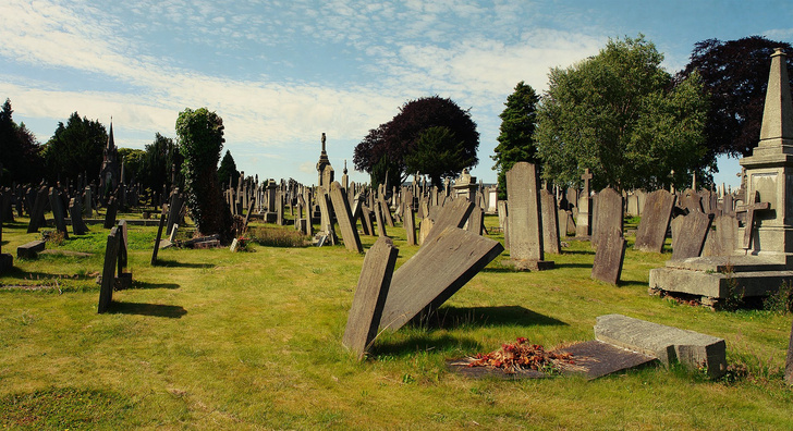 Детское кладбище в Дублине