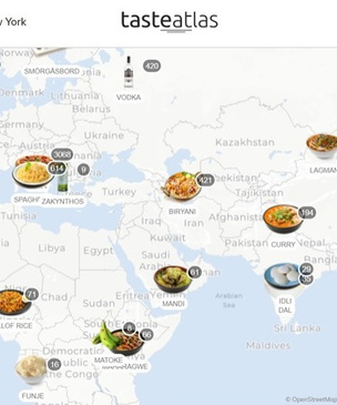 Интерактивная карта: что есть и пить в разных странах мира
