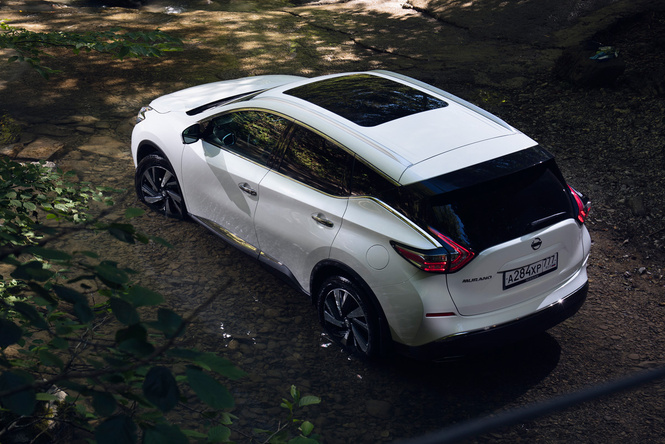 Кресла «нулевой гравитации», красная кнопка и еще кое-что о Nissan Murano Кресла «нулевой гравитации», красная кнопка и еще кое-что о Nissan Murano