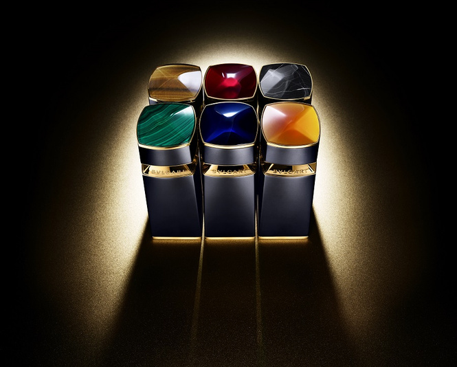 Шесть камней — шесть флаконов BVLGARI Шесть камней — шесть флаконов BVLGARI
