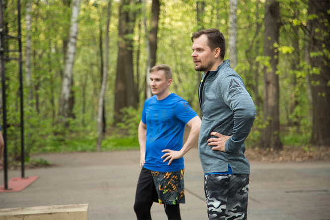 Состоялась первая тренировка «Reebok. Стань человеком». Команда MAXIM тоже участвовала! Состоялась первая тренировка «Reebok. Стань человеком». Команда MAXIM тоже участвовала!