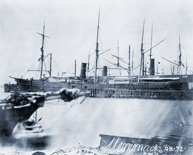 Бодалась шляпа с сараем: история первого в мире морского боя между броненосцами Бодалась шляпа с сараем: история первого в мире морского боя между броненосцами