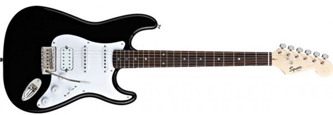 Электрогитара Squier Bullet Strat Tremolo HSS RW Black