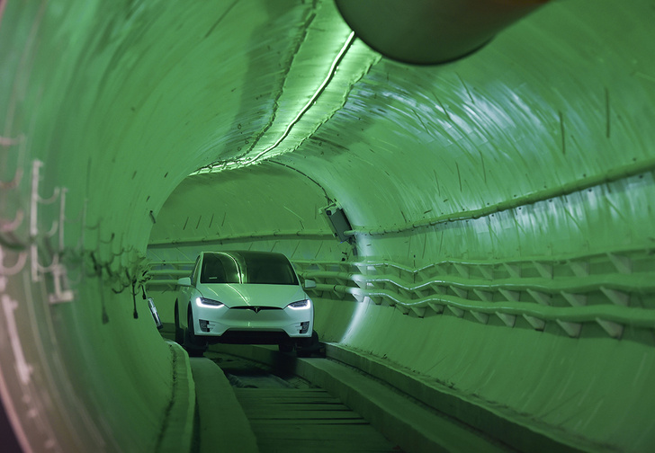 Илон Маск показал свой первый действующий тоннель под Лос-Анджелесом (видео)