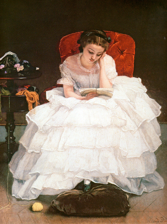 «Женщина с книгой» Альфреда Стивенса «Женщина с книгой» Альфреда Стивенса