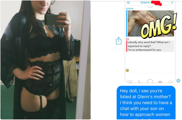 Парень послал незнакомке фото своего пениса, а она переслала это фото его маме!