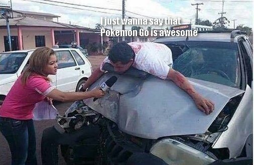Лучшие шутки об игре Pokemon GO, которая захватила мир Лучшие шутки об игре Pokemon GO, которая захватила мир