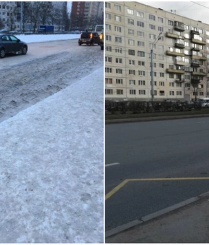 Женщина пожаловалась на лед на остановке в январе.  В апреле ей ответили, что проблема решена