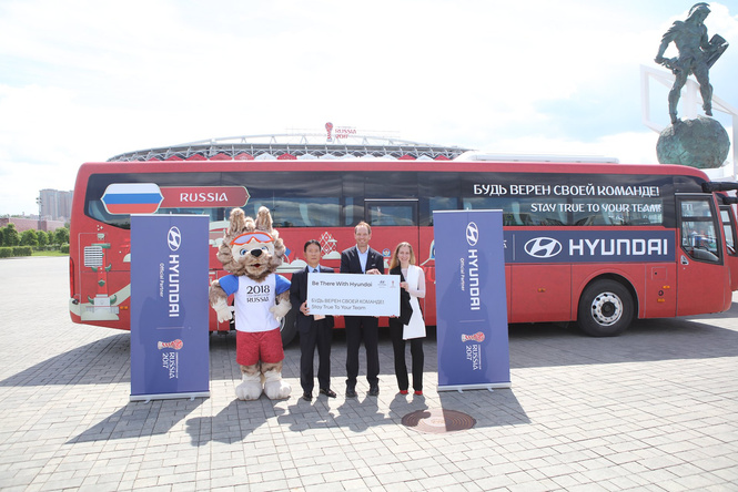 Hyundai передаёт автомобили оргкомитету Кубка Конфедераций FIFA 2017 Hyundai передаёт автомобили оргкомитету Кубка Конфедераций FIFA 2017