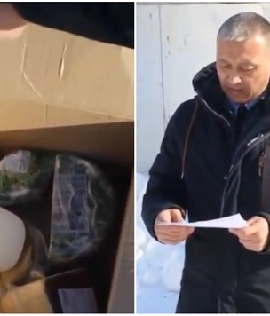 Чиновник зачитал сыру приговор перед сожжением (видео)