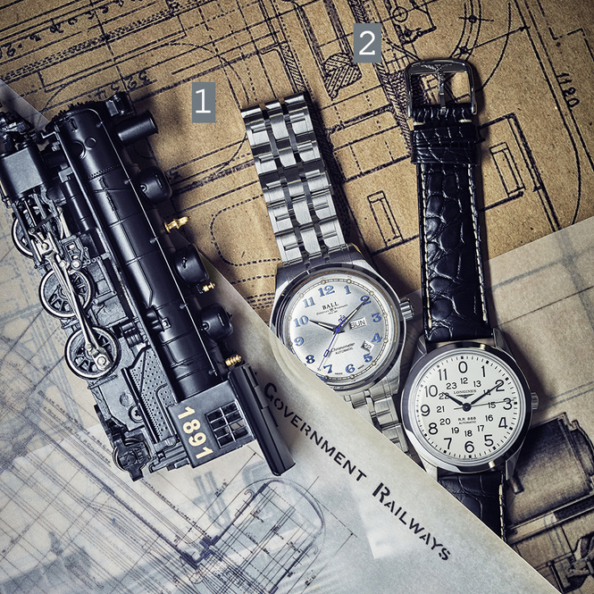 Машинист времени: четверка наручных часов, вдохновленных железной дорогой