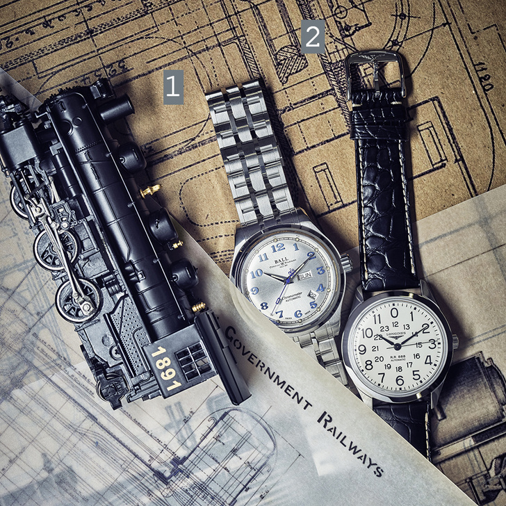 Фото №1 - Машинист времени: четверка наручных часов, вдохновленных железной дорогой