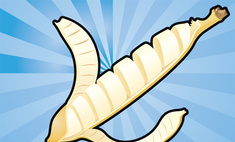 Легкий фокус: как разрезать банан изнутри