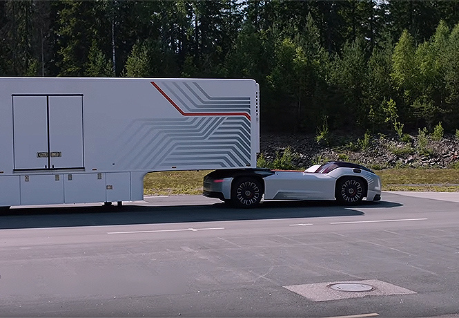Концерн Volvo разработал очень забавный беспилотный тягач Концерн Volvo разработал очень забавный беспилотный тягач