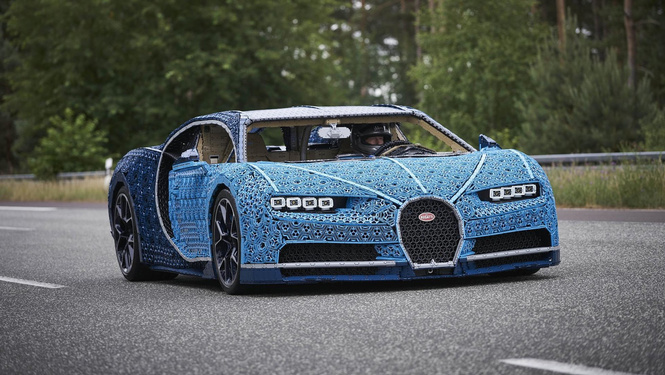 Bugatti, собранная из Lego (видео) Bugatti, собранная из Lego (видео)