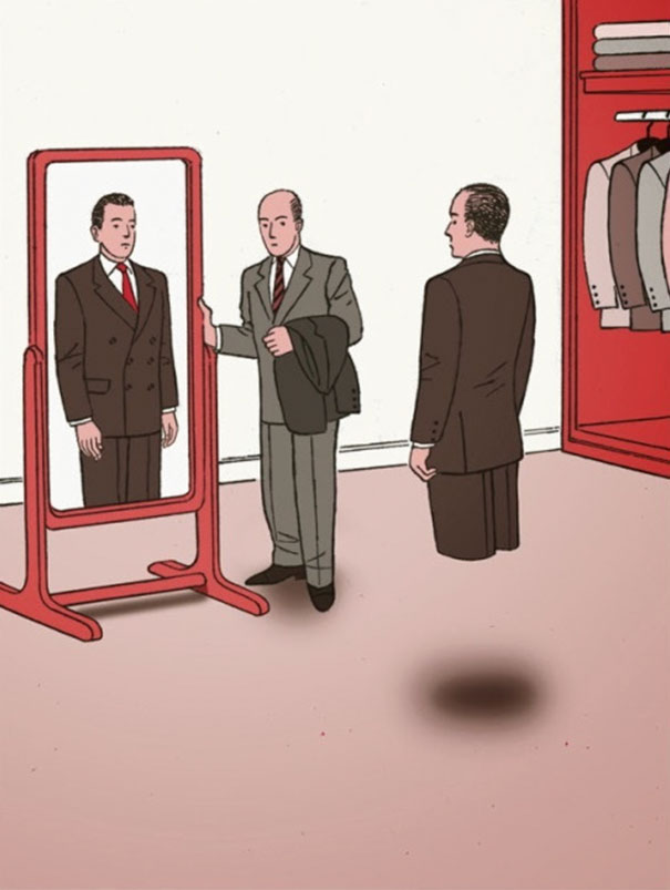 Карикатуры в стиле сюр от Ги Бийю Искусство