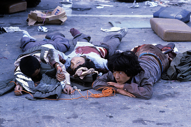 Бойня в Кванджу после студенческих волнений против диктатуры Чон Ду Хвана. Май 1980 г.
