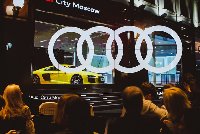 Показ фильма «Афера по-английски» прошел среди иномарок Audi Показ фильма «Афера по-английски» прошел среди иномарок Audi