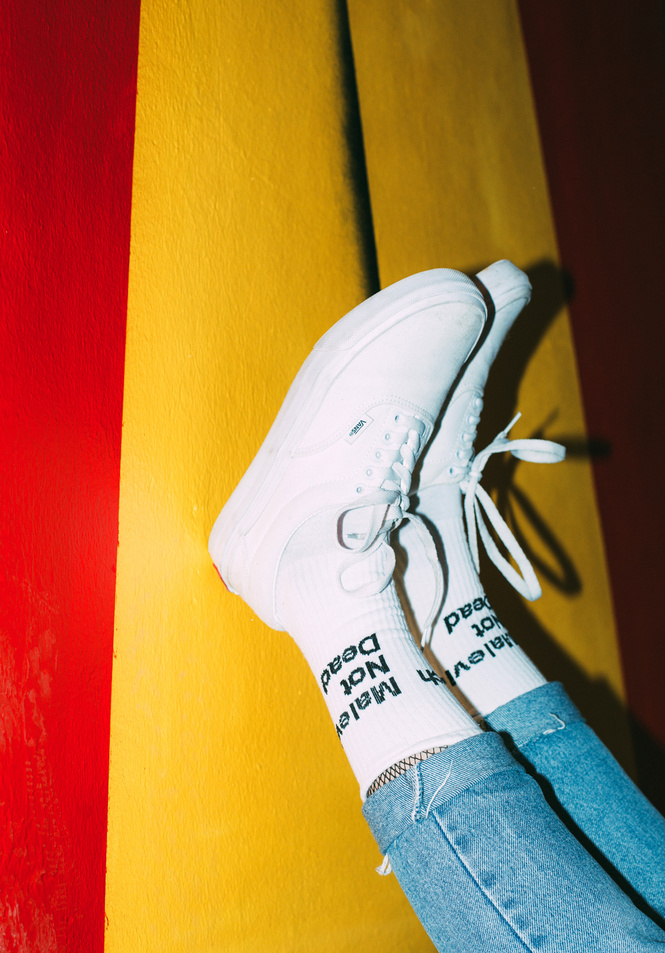 Питерский бренд St. Friday Socks выпустил «уличные» носки с граффити Питерский бренд St. Friday Socks выпустил «уличные» носки с граффити
