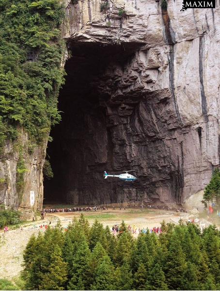 Пещерные летчики в Китае