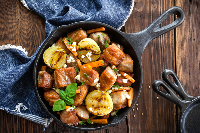Мясо с овощами Мясо с овощами