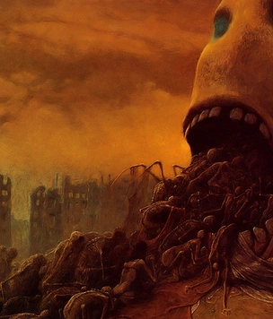 Художник недели: искаженная вселенная Здзислава Бексиньского