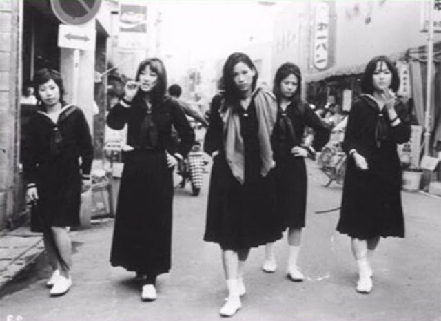 Как выглядели женские молодежные банды 70-80-х годов прошлого века в Японии 