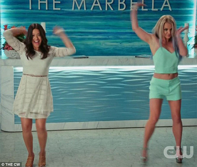 Бритни Спирс на шоу Jane the Virgin Бритни Спирс на шоу Jane the Virgin