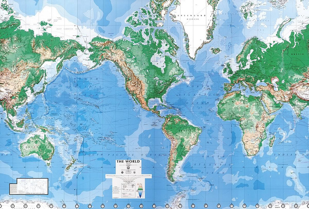Фото №2 - Как выглядят карты мира в учебниках других стран