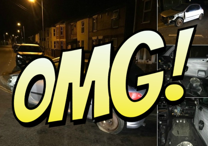 Полиция остановила машину, глядь — а в ней водитель сидит на ведре и рулит плоскогубцами! (оторопелые ФОТО прилагаются)