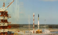Взрыв первого американского спутника (архивное видео)