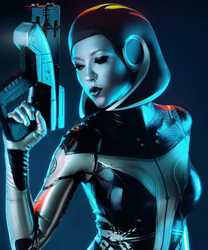 Самый сексуальный косплей героини игры Mass Effect