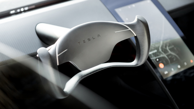 Tesla представила новый спорткар, и он слишком быстр для этой планеты Tesla представила новый спорткар, и он слишком быстр для этой планеты