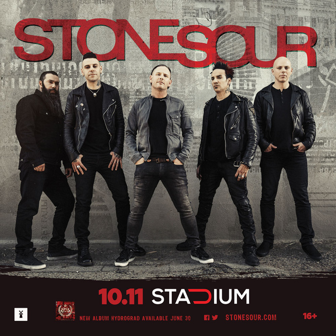 Stone Sour во главе с неподражаемым Кори Тейлором дадут единственный концерт в России и представят свой новый альбом Hydrograd! Stone Sour во главе с неподражаемым Кори Тейлором дадут единственный концерт в России и представят свой новый альбом Hydrograd!