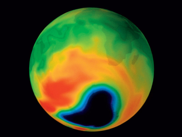 Как выглядит озоновая дыра фото