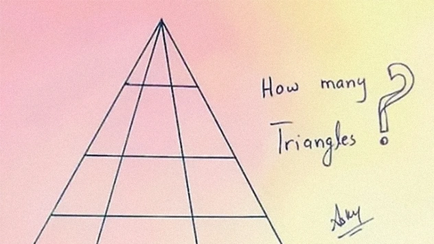 Сколько треугольников ты видишь?