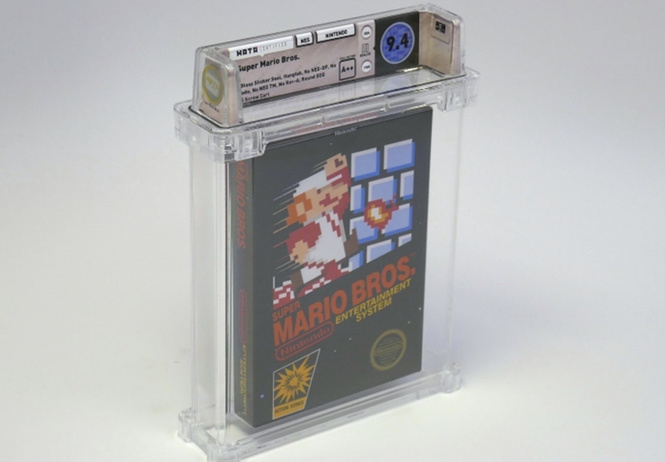 Старый нераспечатанный картридж Super Mario Bros продали на аукционе за 100 тысяч долларов