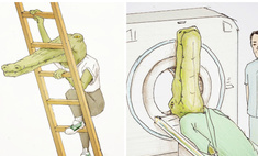 18 смешных иллюстраций о жизни крокодила