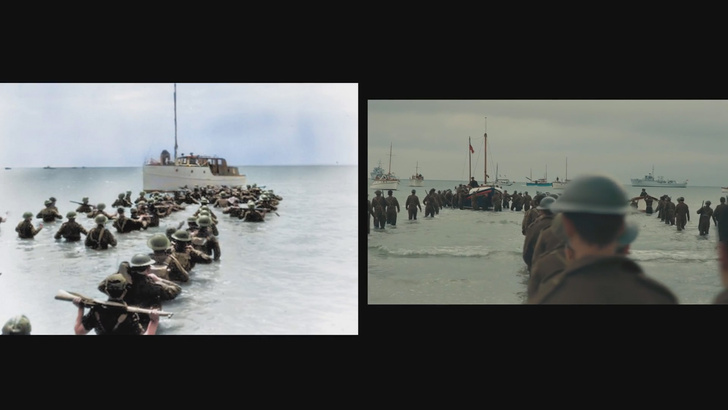 Фото №1 - Архивные кадры Второй мировой сравнили с видеорядом «Дюнкерка» (ВИДЕО)