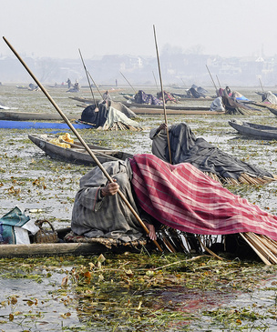 История одной фотографии: «теневая рыбалка» в Кашмире