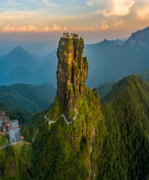 Идея для отпуска: гора Фаньцзиншань, Китай